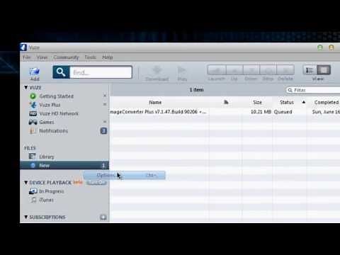 How set download folder in vuze
