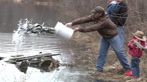 First Trout Stocking At Covington Park Pond