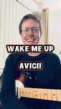 20-second guitar challenge! 🎸 Learn how to play the riff from ‘Wake Me Up’ by Avicii