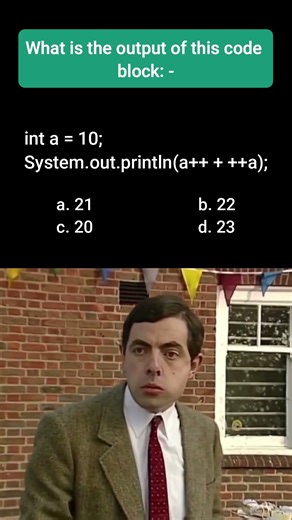 Find the answer of this code block...Java tricky question... #shorts #shortvideo #ytshorts