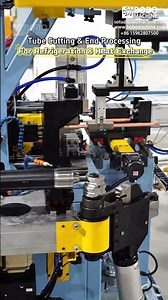 Copper Tube Cutting, End Forming & Bending for Automotive & A/C Components #Shorts