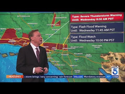 Christmas storm brings severe weather to Southern California