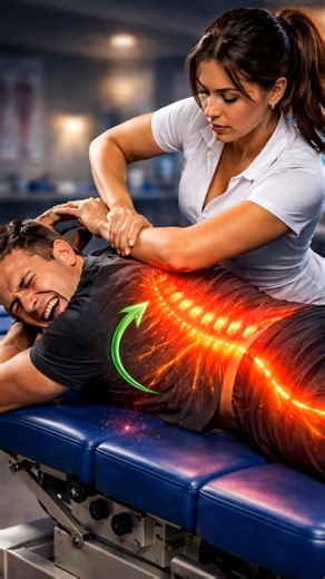Real Spine Cracking Treatment Instant Back Pain Relief #backpainrelief #physiotherapist #painrelief