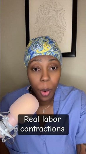 Real contractions vs Braxton hicks. #laboranddelivery