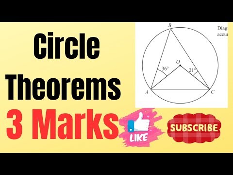 Circle Theorems: Finding Missing Angles in Triangles | GCSE/IGCSE Geometry