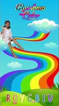 Rainbow Colours 🌈 | Learn 7 Colours of Rainbow | Rainbow Colours Name | Learn Rainbow Colours