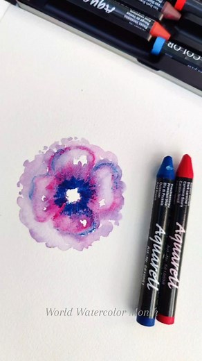 2.7K views · 74 reactions | Trying the Aquacolor Lyra crayons for...