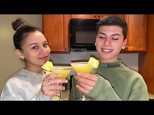 MAKING PINEAPPLE MARTINIS 🍸✨