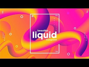 Liquid Color Background Design | Adobe Illustrator Tutorial