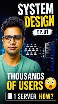 How One Server Handles Thousands of Users? 😳 | Threads Explained | System Design EP.01