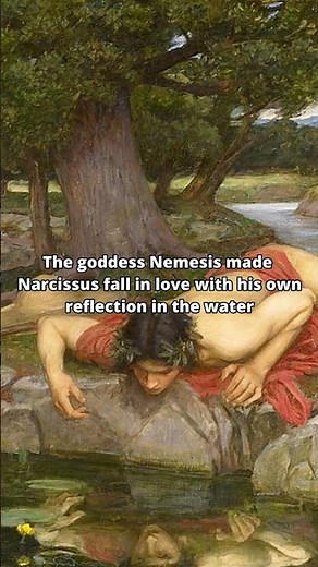 Echo and Narcissus by John William Waterhouse #painting #history #art