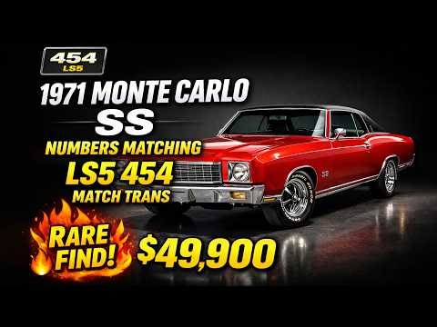 1971 Monte Carlo SS LS5 454 | Classic American Muscle Walkaround