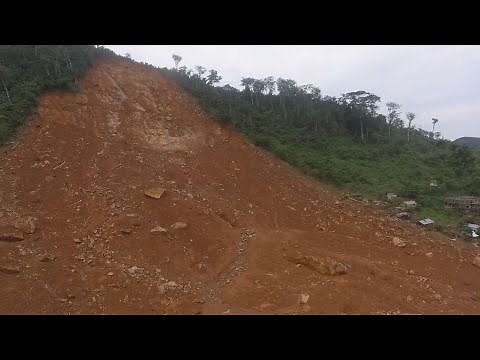 Raw: Drone Video Shows Sierra Leone Mudslide