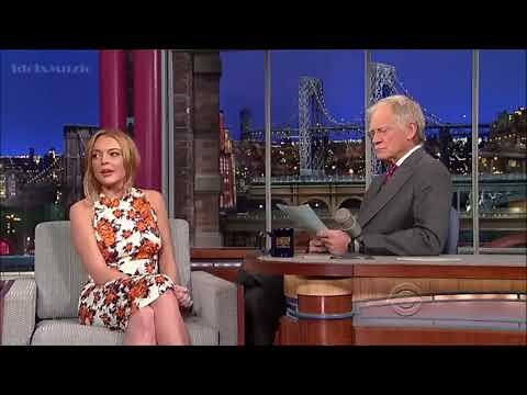 David Letterman made Lindsay Lohan cry (2013-04-10)