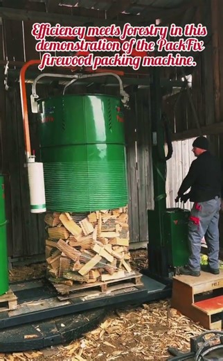 High-Efficiency Firewood Packaging: The Posch PackFix System
