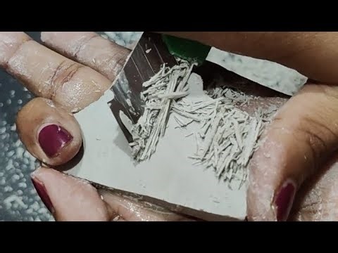 Overnight wet scrapping of slate items 💥😌✨ Soft scrapping ✨ ASMR MARSH