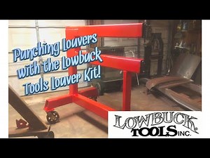 Cheapest DIY Louver Press Kit from Lowbuck Tools