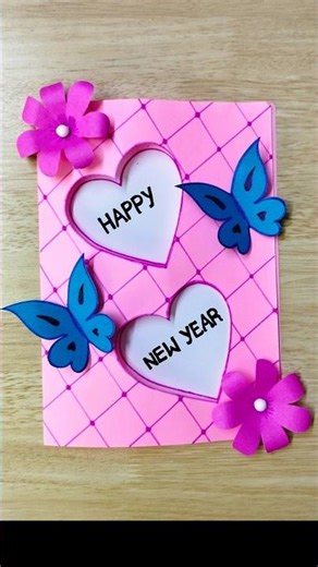 Greeting Card | Happy New Year Card | Greeting Card Making #shorts #shortvideo #greetingcard #cards