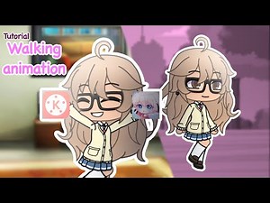 [Gachalife] Walking animation Tutorial | Kinemaster & Gachalife