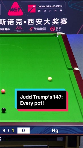 Judd Trump's Impressive 147 at Xi'an Grand Prix