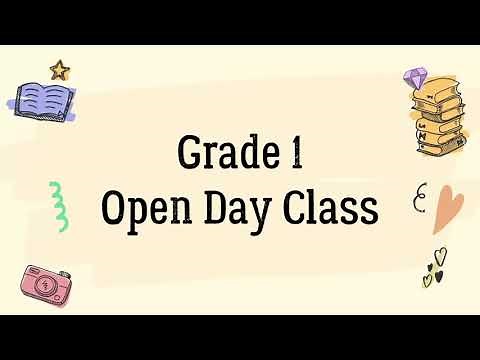 Chinese Public School - Grade 1 Open Day Class - "Technology"