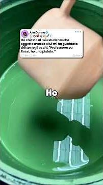 Chiesi al mio studente che oggetto aveva. Mi guardò negli occhi: "Ho una pistola.”