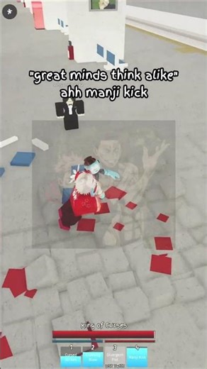 "great minds think alike!" 😭😭 #jujutsushenanigans #roblox #shorts #jjs #robloxedit #jjk