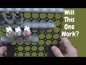 Multiboard Benchtop Paint Rack