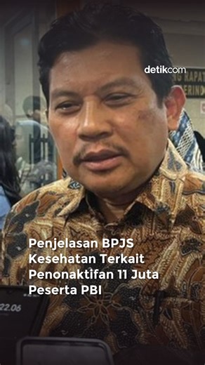 detikHealth on Instagram: "Setidaknya 11 juta peserta Program Jaminan Kesehatan Nasional (JKN) segmen Penerima Bantuan Iuran Jaminan Kesehatan (PBI JK) dinonaktifkan. Penonaktifan tersebut dilandasi oleh Surat Keputusan Menteri Sosial Nomor 3/HUK/2026 yang berlaku per 1 Februari 2026. BPJS Kesehatan menyebut pembaruan data PBI JK dilakukan secara berkala oleh Kementerian Sosial supaya data peserta PBI JK tepat sasaran. Hingga saat ini sejumlah peserta PBI nonaktif telah melakukan reaktivasi kepe
