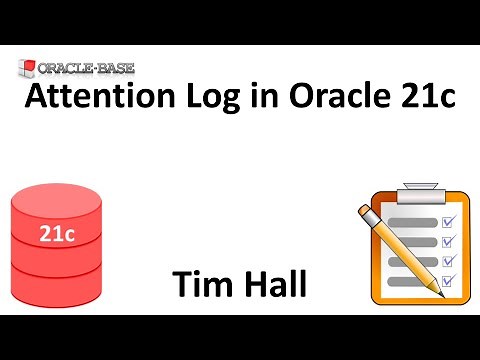 Attention Log in Oracle Database 21c