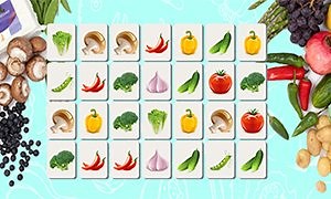 Fruits and Vegetables Mahjong