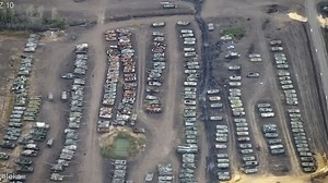 Ukraine's drone finds cemetery of tanks inside Russian border