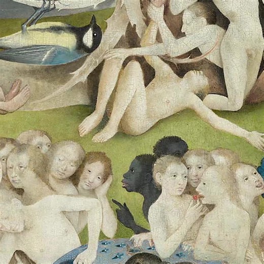 The Garden of Earthly Delights Triptych Wallpaper, Bosch – Surreal Renaissance Wall Decor #141 - Etsy