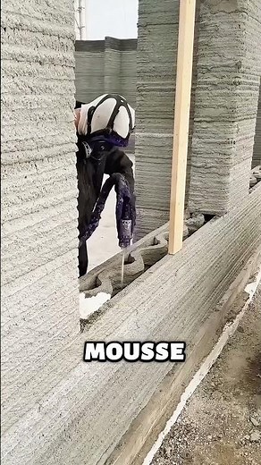 Giant printer creates concrete house!