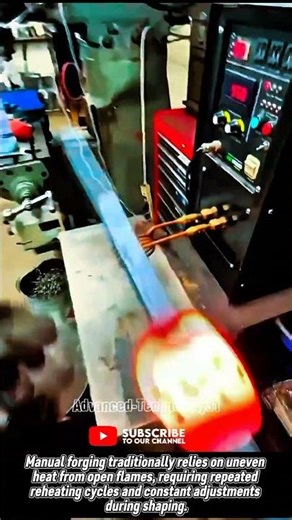 Innovative Tool Forging Tongs Processing with Induction Heating Machine #shorts #innovation