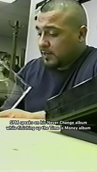 SPM throwback while making his Time is Money album 🏚️ #freespm #southparkmexican #music #rap #htown