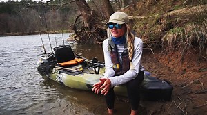 Here's how Kristine Fischer is social distancing. Get out there and do some fishing, too! Just make sure you have your license! | Tennessee Wildlife Resources Agency