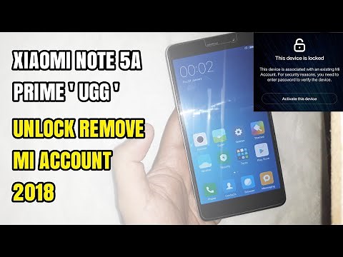 Unlock / Remove Mi Cloud Account Xiaomi Redmi Note 5A Prime Ugg + Fix Sensor Clean 100%