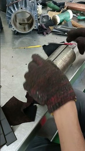 Oil Vacuum Pump Repair and Vanes Testing. #vacuumpump #vacuumpumprepair #wordfik