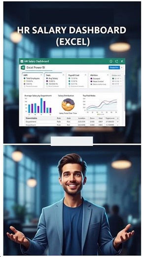 HR Salary Dashboard in Excel | Payroll, Compensation & Salary Analysis (Step-by-Step)