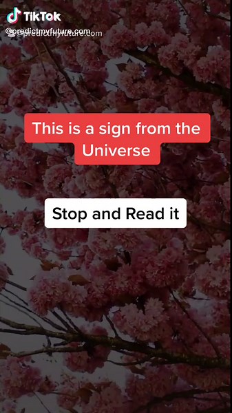 This is the sign you need! Manifest