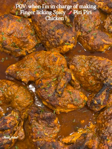 You’ll need: 3 large chicken (cut into 4, wash it with lemon and salt, pat dry and season with 1 tbsp) 5 to 6 green chillies 5 to 6 red chillies 🌶️ 3 Birds Eye red chillies (optional if you want to add more heat) 2 inch sized piece of Ginger 8 to 10 cloves of Garlic 2 medium size Onion Peels of half a Lemon 🍋 1 while lemon(deseeded) 1/4 cup Chilli flakes 3 to 4 tbsp honey 1/4 cup Smoked Paprika 1 tbsp chilli powder 2 tbsp Salt 1 tbsp chicken stock 1 tbsp Black Pepper 1.5 tbsp Dried thyme 1.5 t