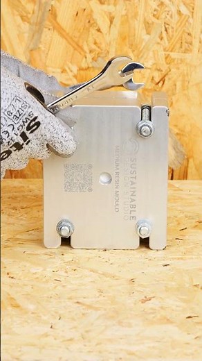 We just made our own Christmas snow… from recycled plastic 🎄✨