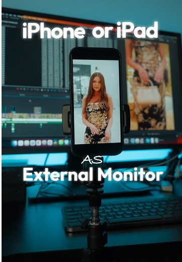 Cómo usar tu iPhone como monitor en DaVinci Resolve