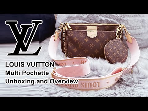 Louis Vuitton Multi Pochette | Pink Strap| Unboxing and Overview