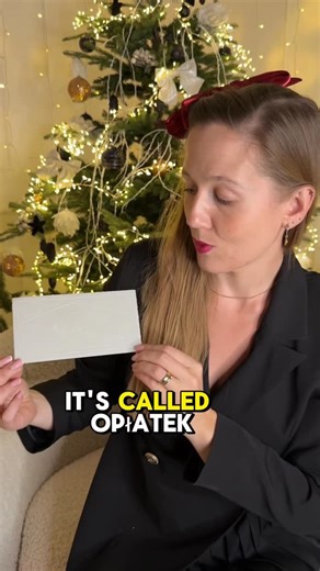 Polish Foodies - Recipes & Stories From Poland 🇵🇱 on Instagram: "WOW, hands down, it’s the most beautiful Polish Christmas custom! Oplatek is a thin wafer that is a must on every Wigilia ❤️"