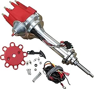Dragon Fire High Performance Race Series Pro Billet Ready-to-Run Electronic Ignition Distributor Compatible with Dodge Big Block 413 426 440 V8 OEM Fit DDBBPRO-DF