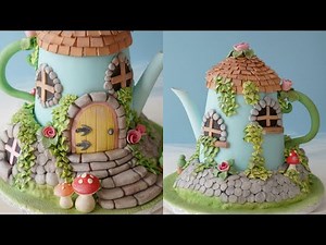 Teapot House Cake