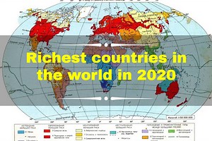 Top 15 richest countries in the world in 2020