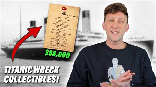 Collectibles from the #Titanic have exploded in price recently. What is there to a #collector and what items are the rarest? We are talking all about #TitanicHistory #titanicmuseum #shipwreck #sunkentreasure #pawnman | Pawn Man